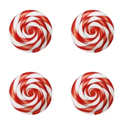 SET OF 4 BREAD PLATES 17...