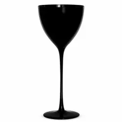 GUCCIO WINE GOBLET, BLACK...