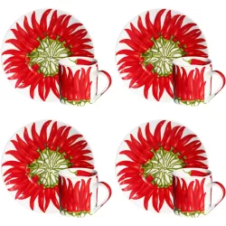 SET DI 4 TAZZE CAFFÈ CON...