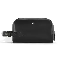 BLACK LEATHER TROUSSE,...