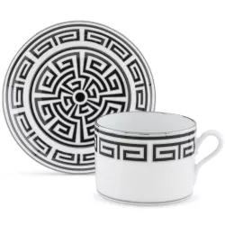 TEA CUP WITH SAUCER, LABIRINTO