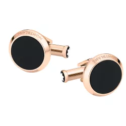 GEMELLI ORO ROSA E ONICE...