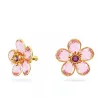 FLORERE PIERCED EARRINGS PINK-GOLD TONE 5656635