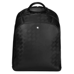 BLACK LEATHER BACKPACK,...
