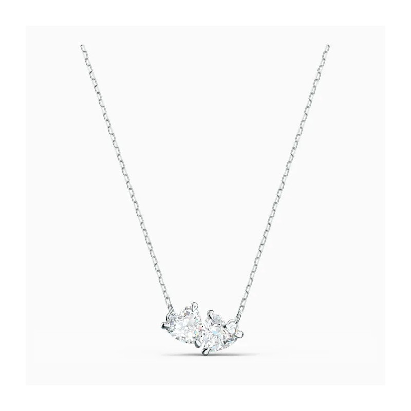 ATTRACT SOUL NECKLACE, WHITE, RHODIUM PLATED 5517117