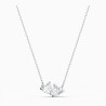 ATTRACT SOUL NECKLACE, WHITE, RHODIUM PLATED 5517117