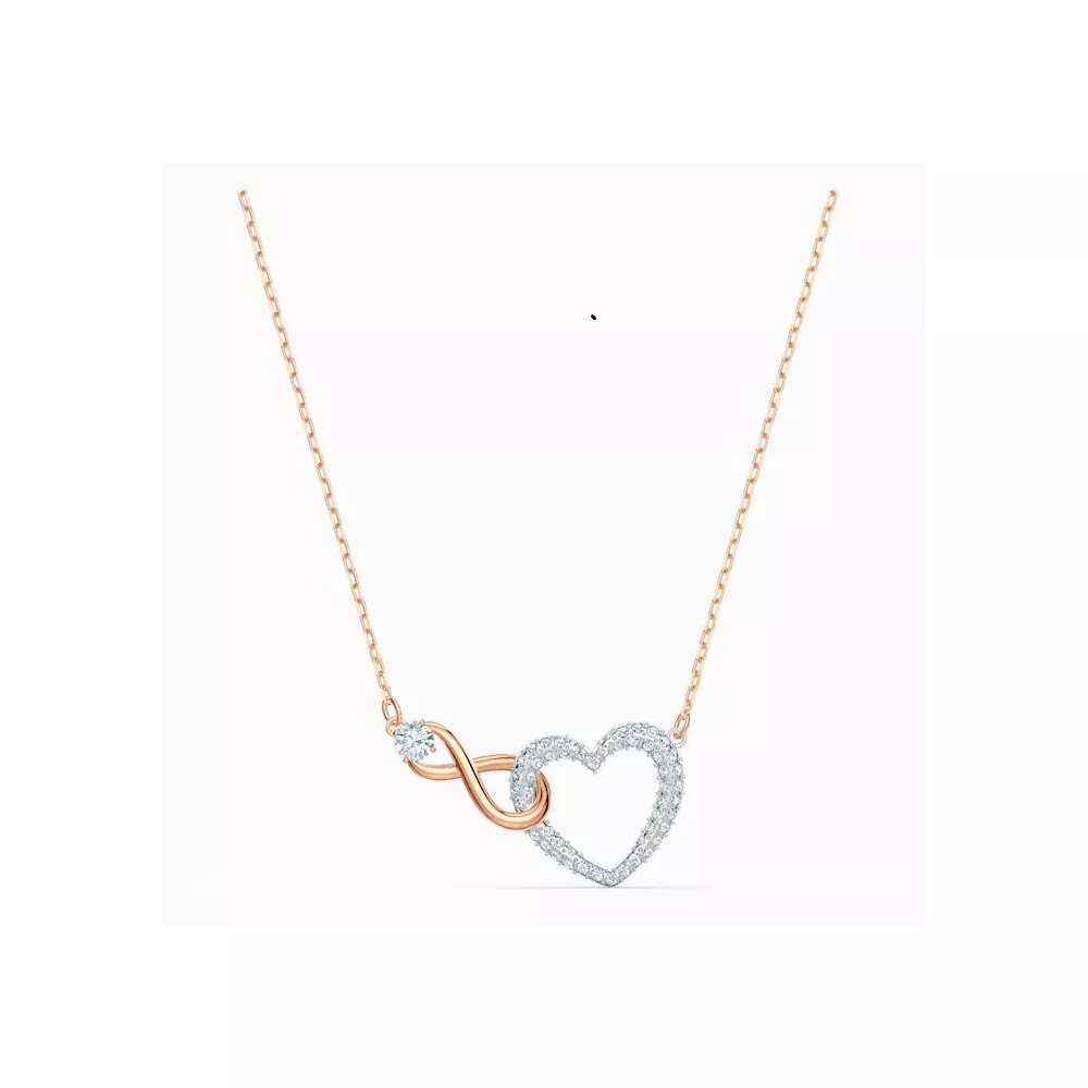 COLLANA HYPERBOLA INFINITY HEART BIANCO/MIX 5518865