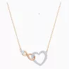 HYPERBOLA INFINITY HEART NECKLACE, MIXED METAL 5518865