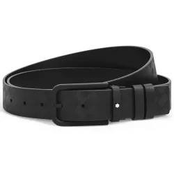 BLACK LEATHER BELT, EXTREME...