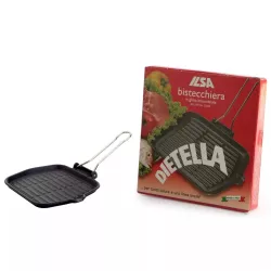 SQUARE CAST IRON GRILL PAN...