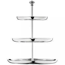3 TIER SILVER PLATED...