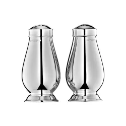 SILVER PLATED SALT & PEPPER...
