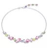 GEMA NECKLACE MULTICOLORED, RHODIUM PLATED 5658398