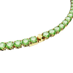 MATRIX NECKLACE, GREEN AND GOLD TONE, 5661189