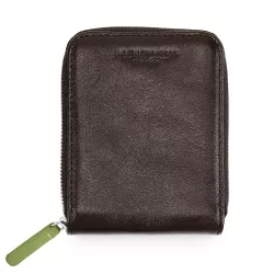 LEATHER HORIZONTAL WALLET 8 CC