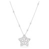 CONSTELLA LONG PENDANT WHITE, RHODIUM PLATE 5639024