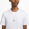 CONSTELLA LONG PENDANT WHITE, RHODIUM PLATE 5639024