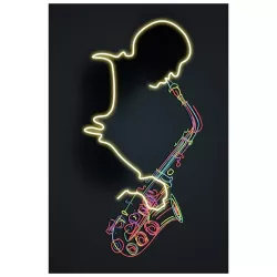 QUADRO SAX LED 80 x 120 CM,...