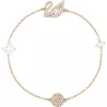 BRACCIALE L DAZZLING SWAN 5485877 ROSA