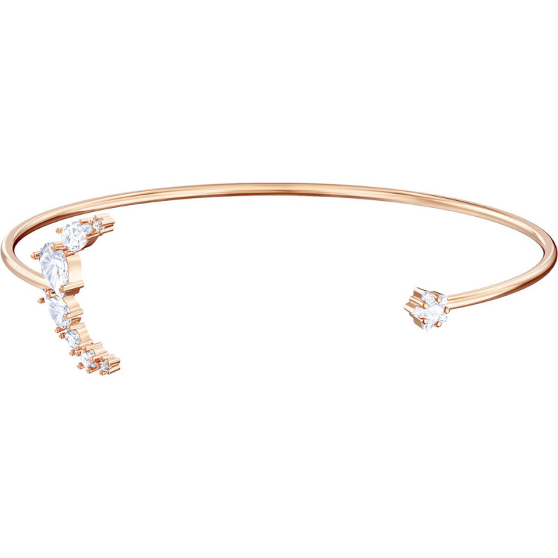 MOONSUN CUFF, WHITE, ROSE-GOLD TONE PLATED 5486810