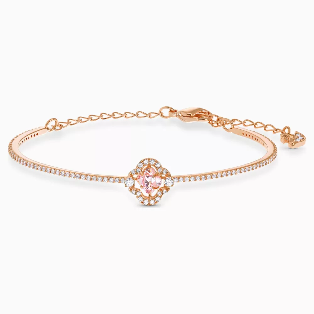 BRACCIALE 5516476 SPARKLING RIGIDO M ROSA