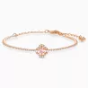 SPARKLING DANCE BANGLE, PINK, ROSE-GOLD TONE PLATED 5516476