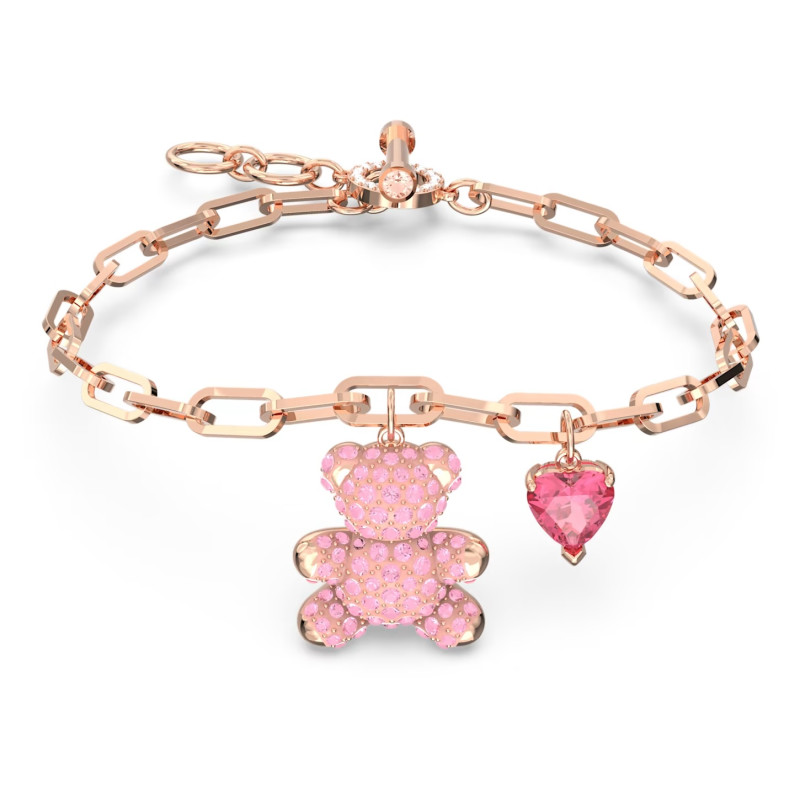 BRACCIALE TEDDY MIS.M ROSA PLACCATO COLOR ORO ROSA 5642978