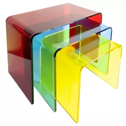 TRIS TABLES BORDEAUX...