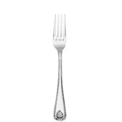 SILVER FRUIT FORK FOGLIA...