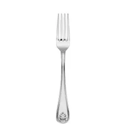 SILVER SERVING FORK FOGLIA...