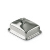 SILVER BUTTER DISH AND COVER INGLESE
