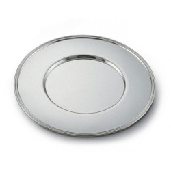 SILVER ROUND PLATE CM 30...