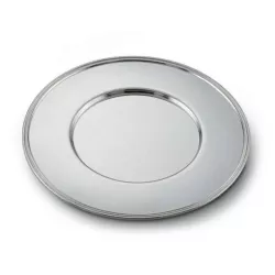 SILVER ROUND PLATE CM 30...