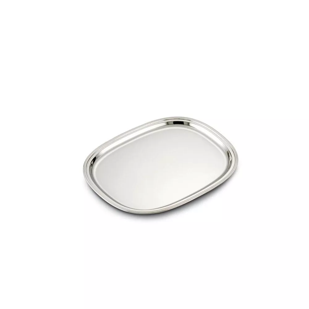SILVER VIDEO SHAPED TRAY INGLESE