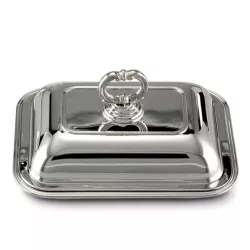 800 SILVER RECTANGULAR...