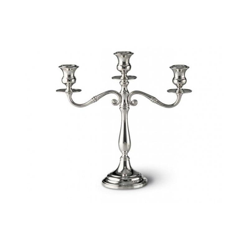 THREE ARMS 800 SILVER CANDLEHOLDER 08176/0132