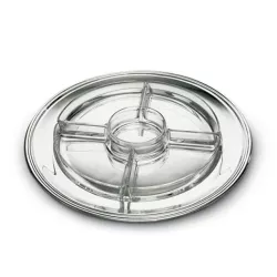 SILVER HORS D OEUVRE DISH 4...