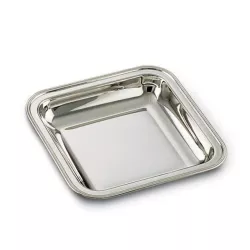 SILVER SQUARE TRAY INGLESE...