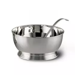 SILVER FRUIT SALAD BOWL...