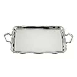SILVER RECTANGULAR TRAY...