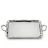 SILVER RECTANGULAR TRAY WITH HANDLE  MOD. 700