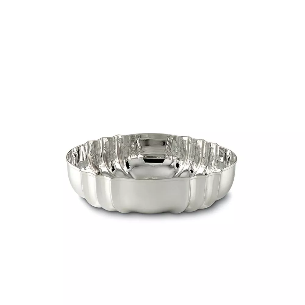 CIOTOLA OVALE CM 23X17 ARGENTO 800 MOD. 700