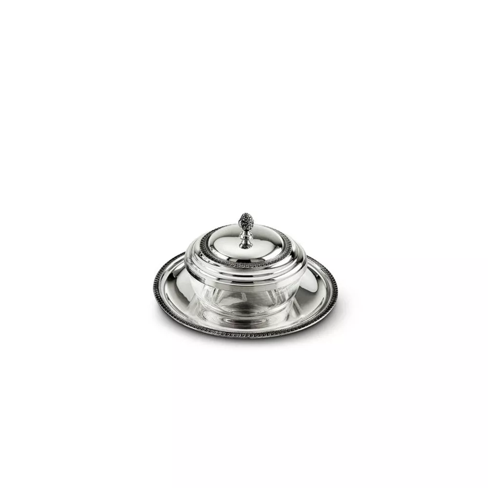 FORMAGGERA ROTONDA CM 17 ARGENTO 800 MOD. IMPERO