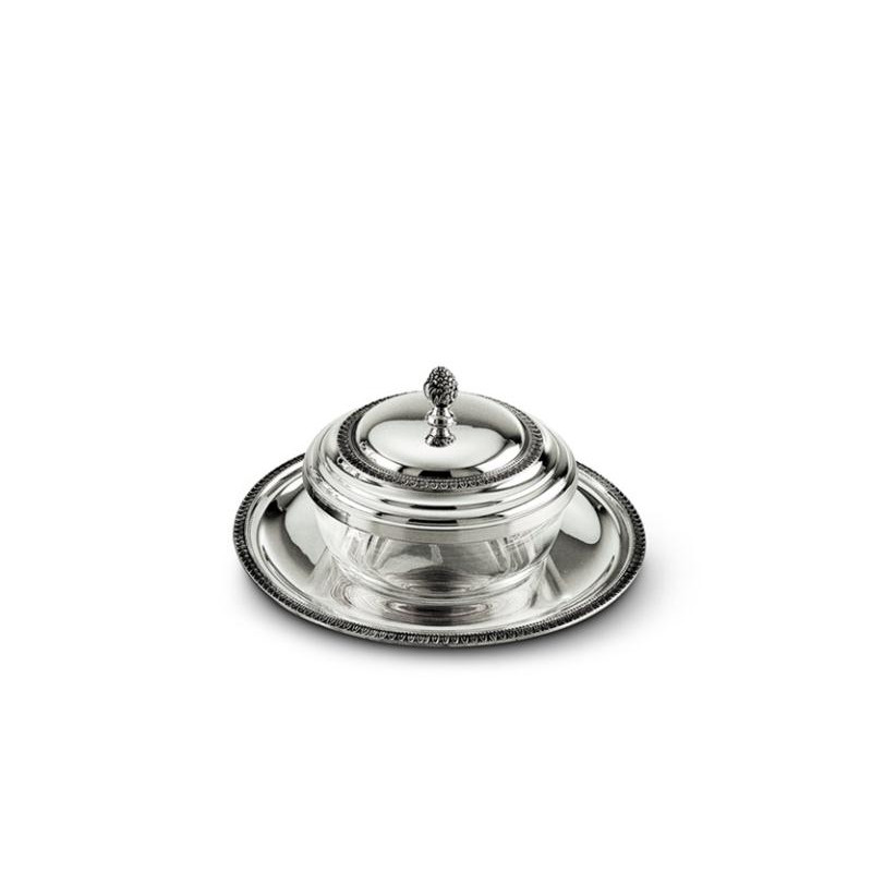 SILVER GRATED CHEESE BOWL MOD. IMPERIAL