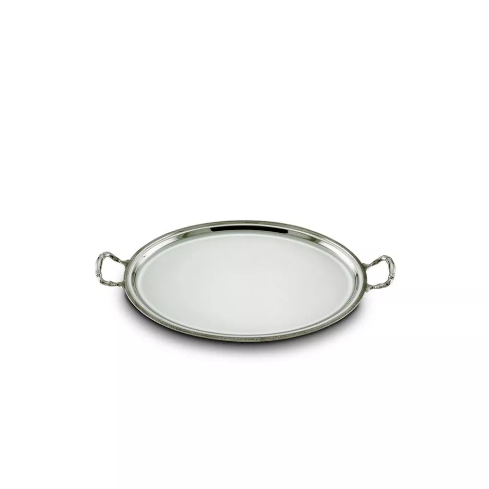 VASSOIO OVALE CM 50X38 ARGENTO 800 IMPERO
