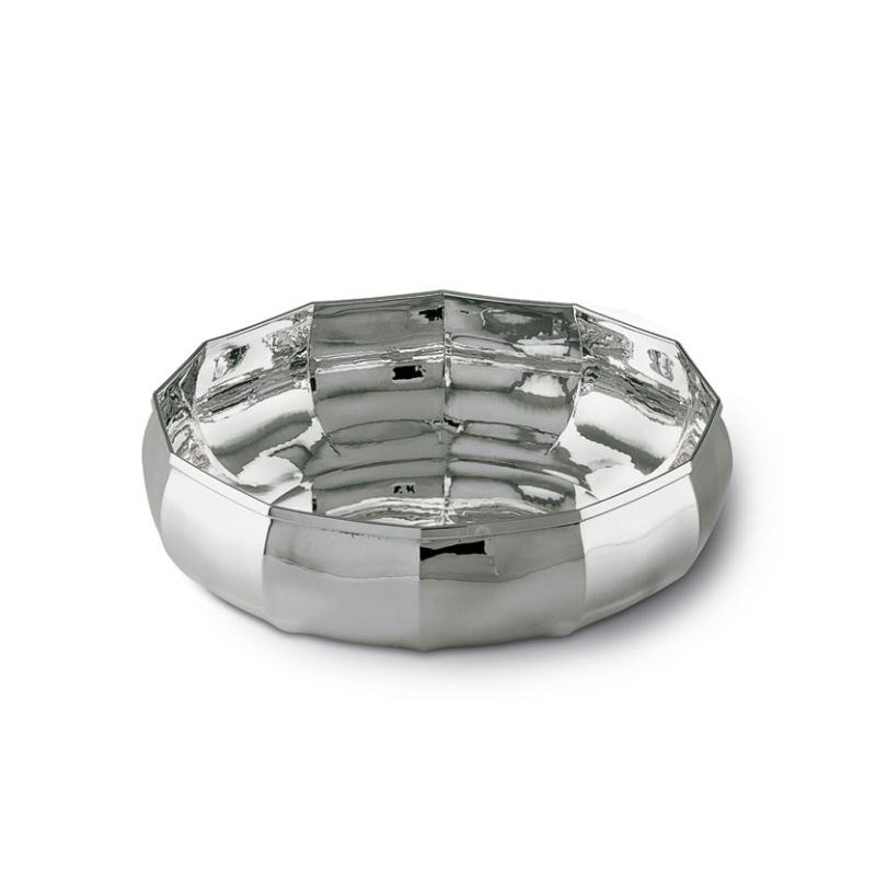 SILVER ROUND BOWL CM 20 MOD. OCTAGONAL