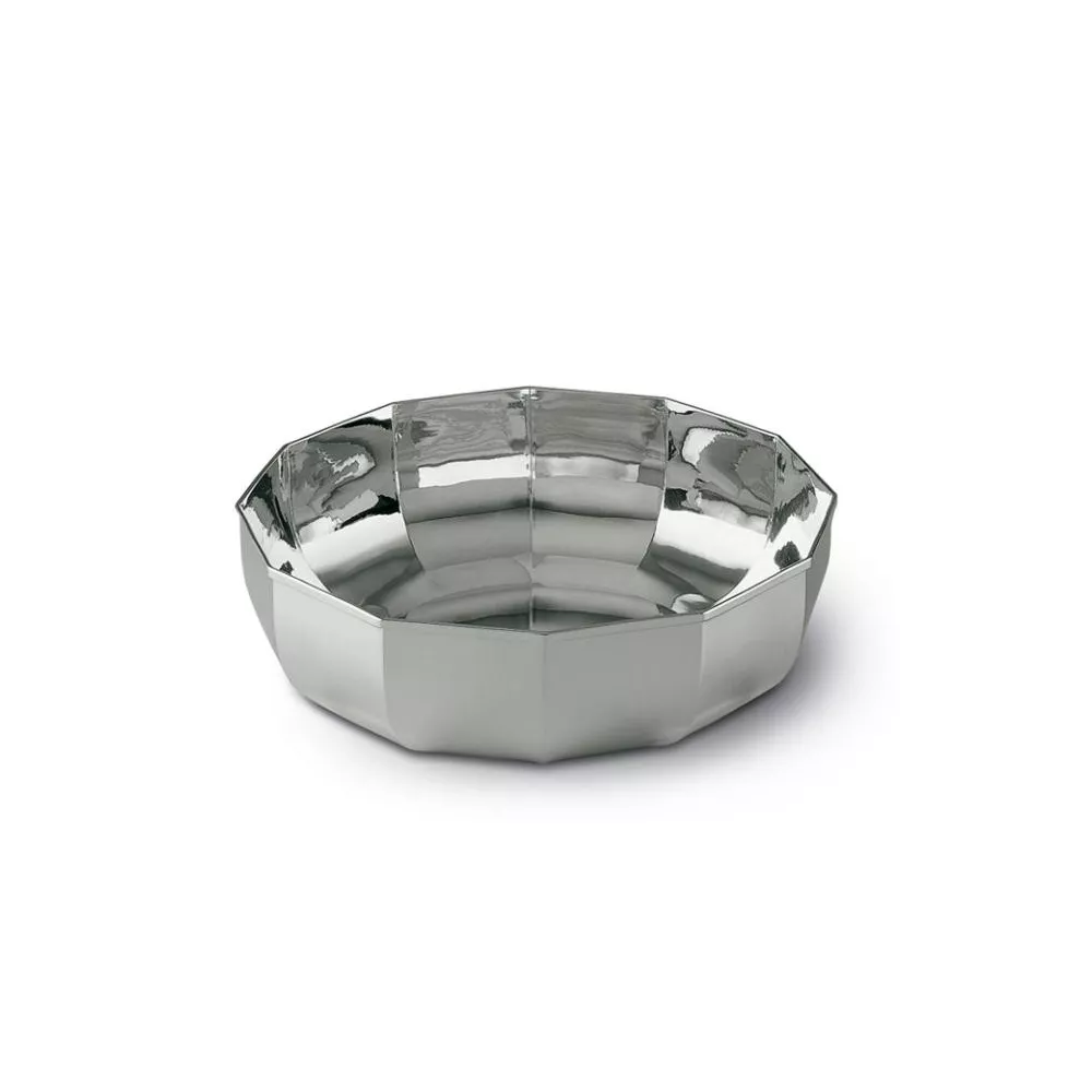 CIOTOLA ROTONDA CM 23 ARGENTO 800 MOD. OTTAGONALE