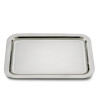 VASSOIO RETTANGOLARE CM 48X38 ARGENTO 800 MOD. CARDINALE