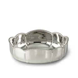 SILVER ROUND BOWL CM 28X21...