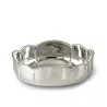 CIOTOLA OVALE CM 28X21 ARGENTO 800 MOD. PERLINE
